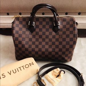 🔥SOLD🔥Like new Speedy BANDO 30 - Damier Ebene